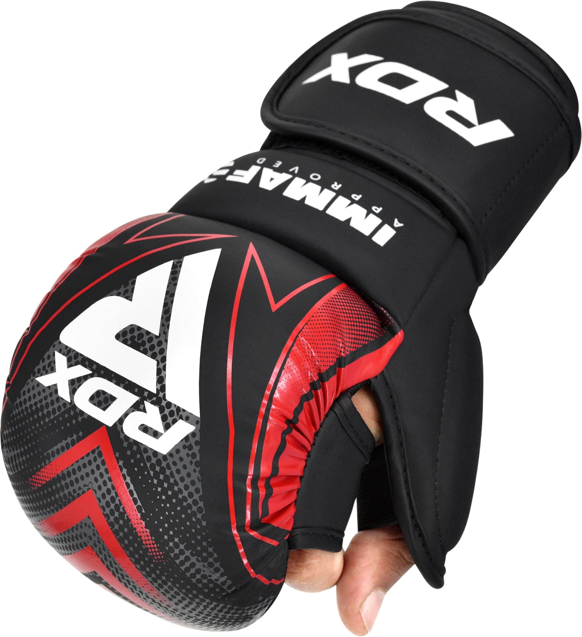 RDX IMMAF Approved Shooter Grappling Gloves Red XL RED - Image 1