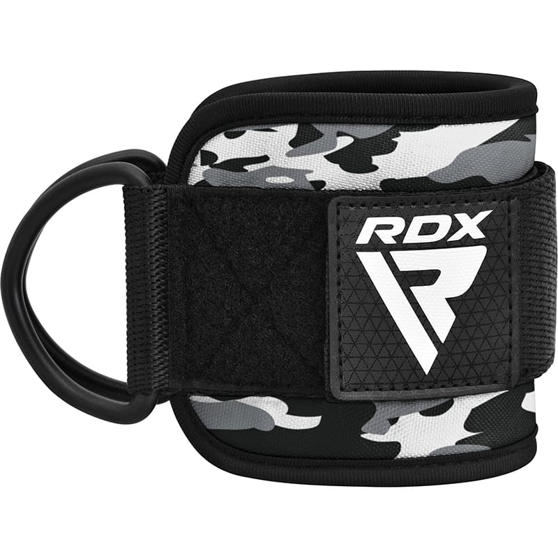 RDX A4 Ankle Straps for Gym Cable Machine CAMO GRAY RDX A4 Ankle Straps for Gym Cable Machine CAMO GRAY - Image 1