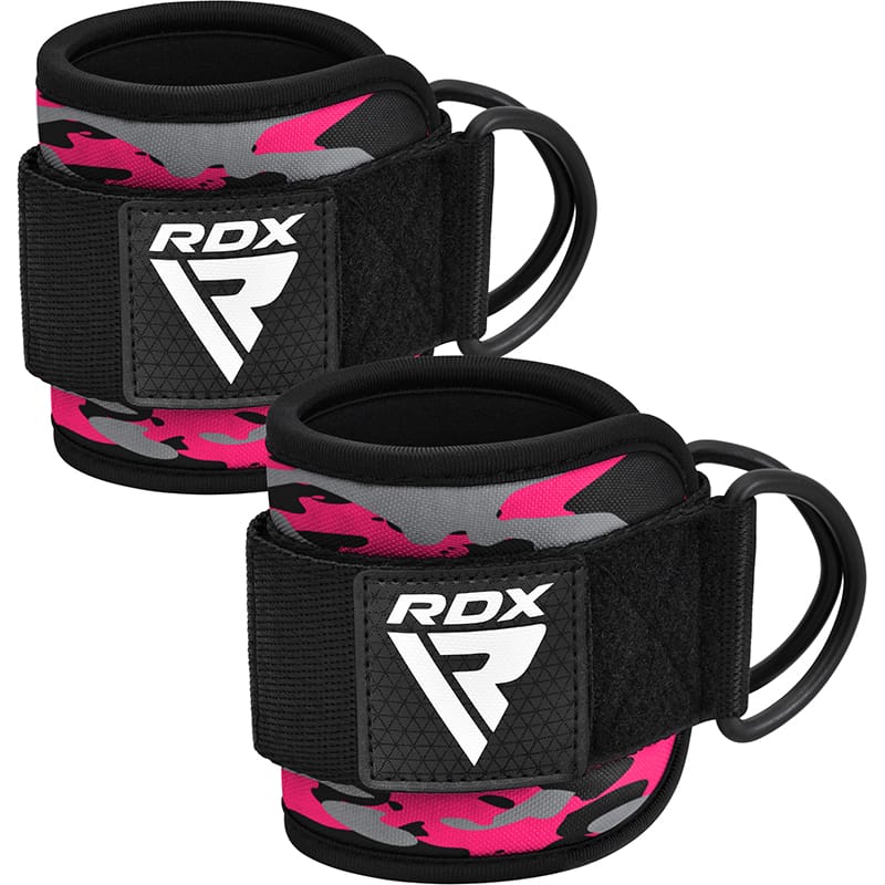 RDX A4 Ankle Straps for Gym Cable Machine PINK RDX A4 Ankle Straps for Gym Cable Machine PINK - Image 1