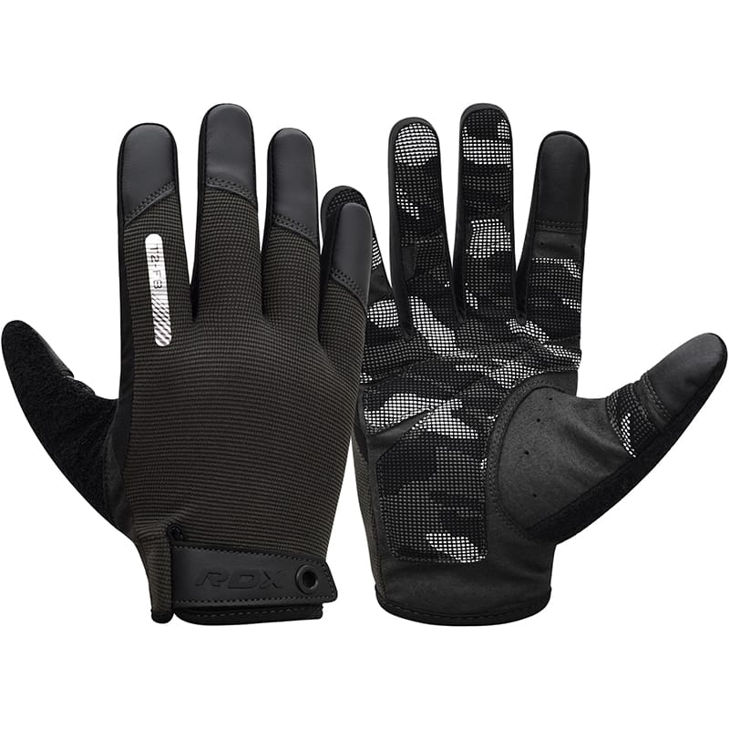 RDX T2 Touch Screen Friendly Full Finger Gym Gloves L Black - Image 1