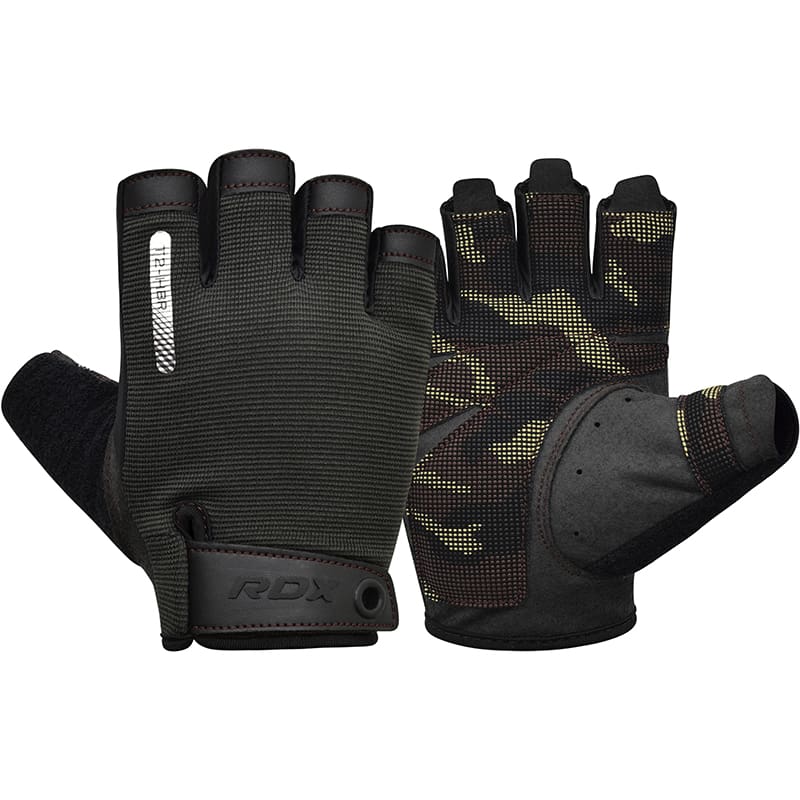 RDX T2 Weightlifting Gloves M Brown RDX T2 Weightlifting Gloves M Brown - Image 1