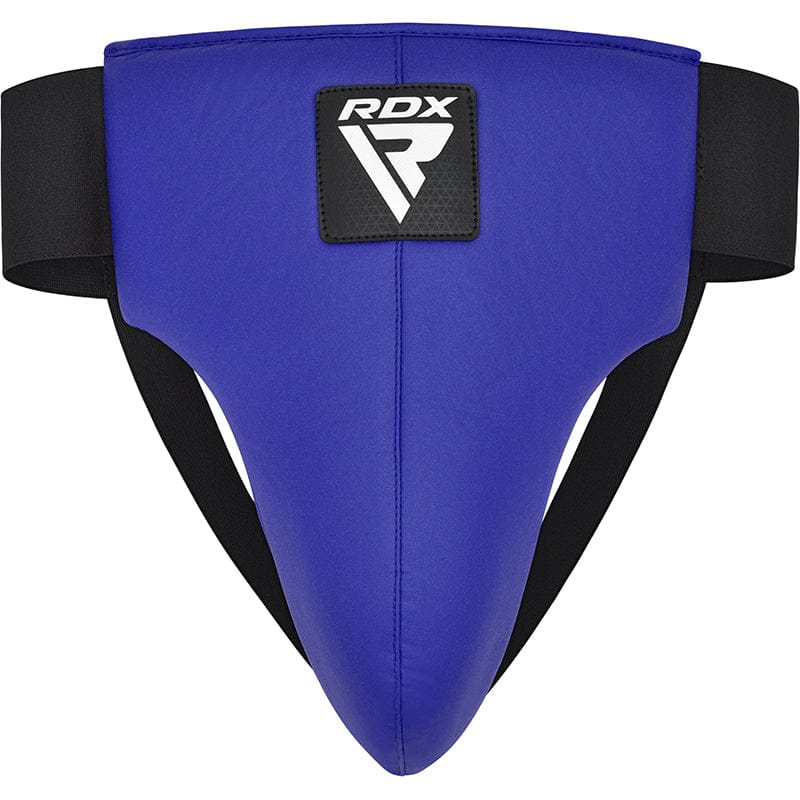 RDX R1 Martial Arts Groin Guard XL BLUE BLACK - Image 1