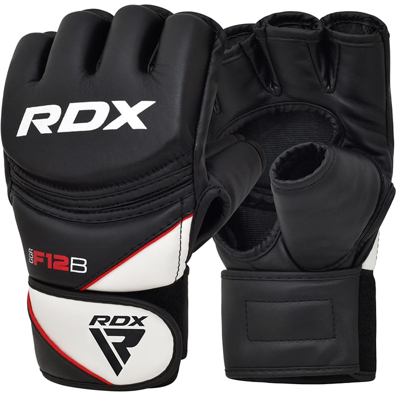 RDX F12 MMA Grappling Gloves S Black RDX F12 MMA Grappling Gloves S Black - Image 1
