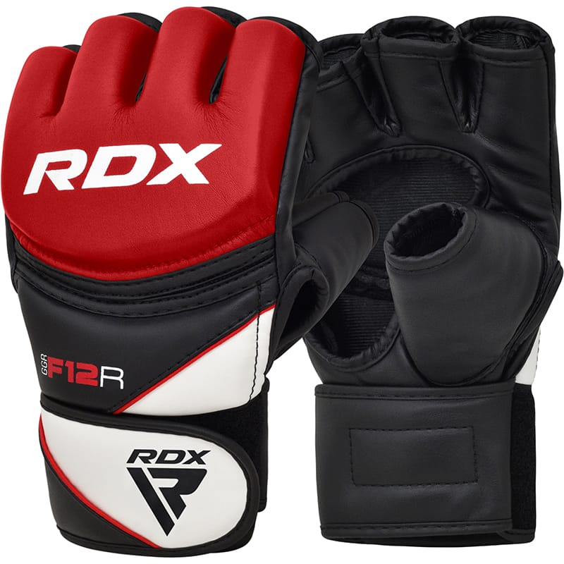 RDX F12 MMA Grappling Gloves S RED - Image 1