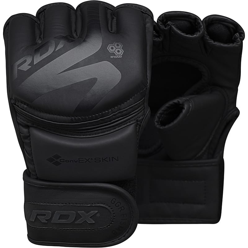 RDX F15 Noir MMA Training Gloves L Black - Image 1