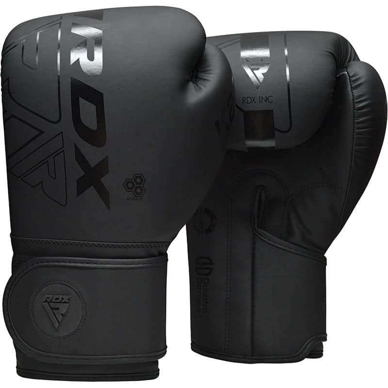 RDX F6 Kara Boxing Training Gloves Black 12oz - Image 1