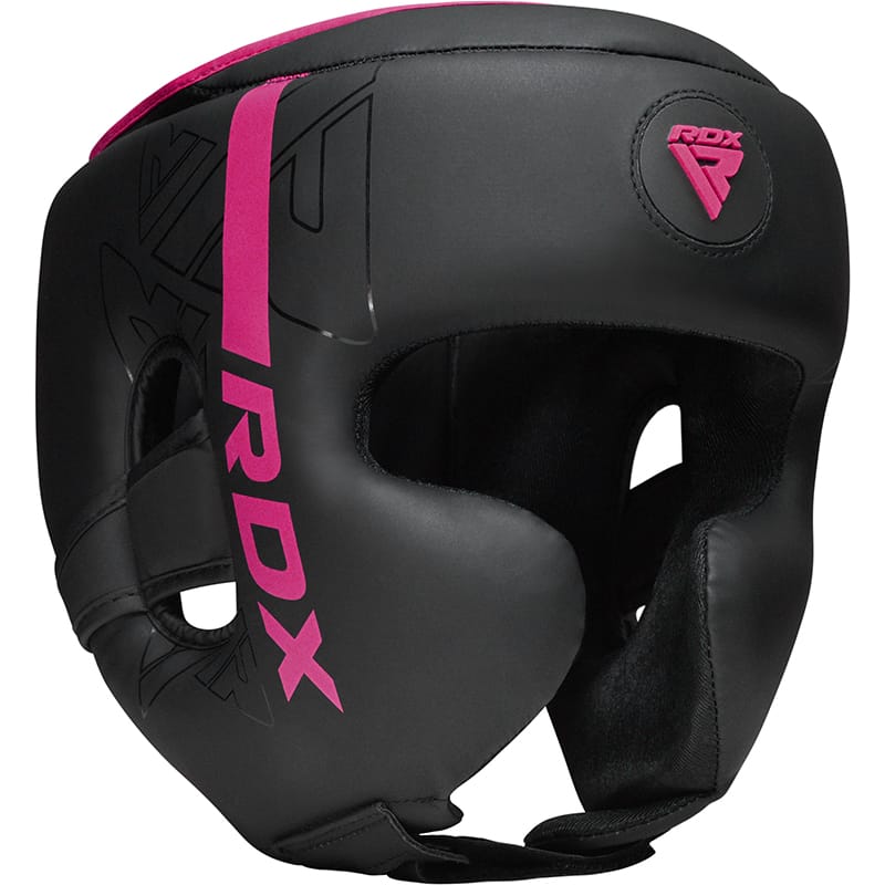 RDX F6 KARA Head Guard Black S PINK RDX F6 KARA Head Guard Black S PINK - Image 1