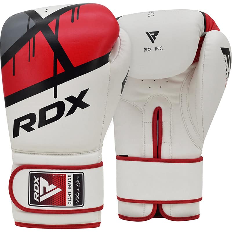 RDX F7 Ego Boxing Gloves 16OZ RED - Image 1