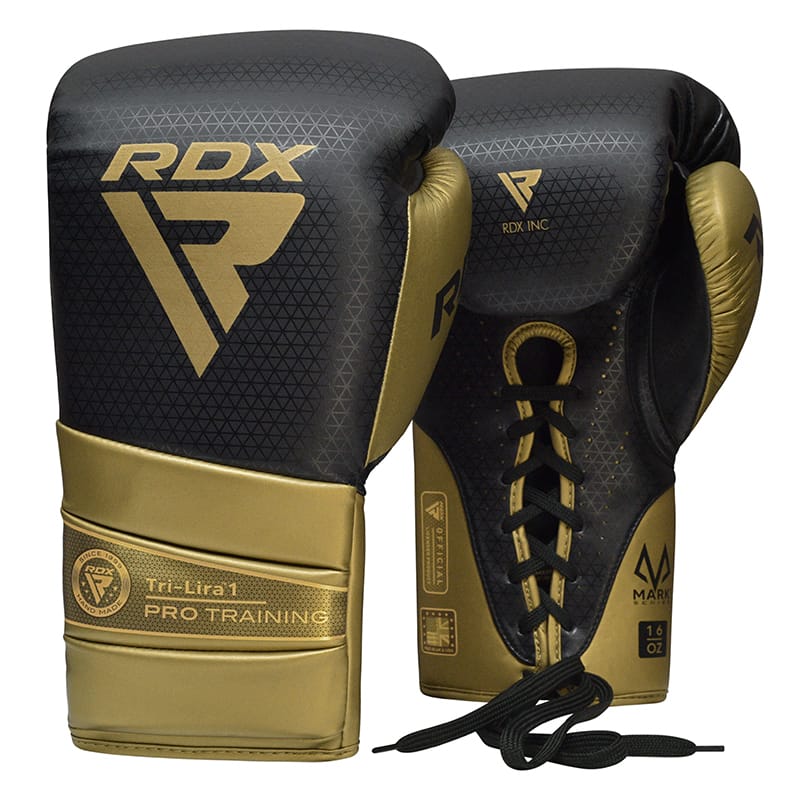 RDX L1 Mark Pro Training Boxing Gloves 14OZ GOLDEN - Image 1