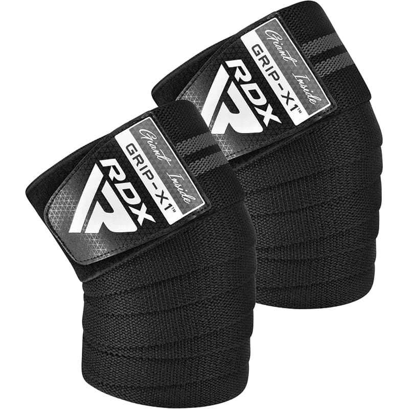 RDX KR11 GYM KNEE WRAP BLACK /GREY RDX KR11 GYM KNEE WRAP BLACK /GREY - Image 1