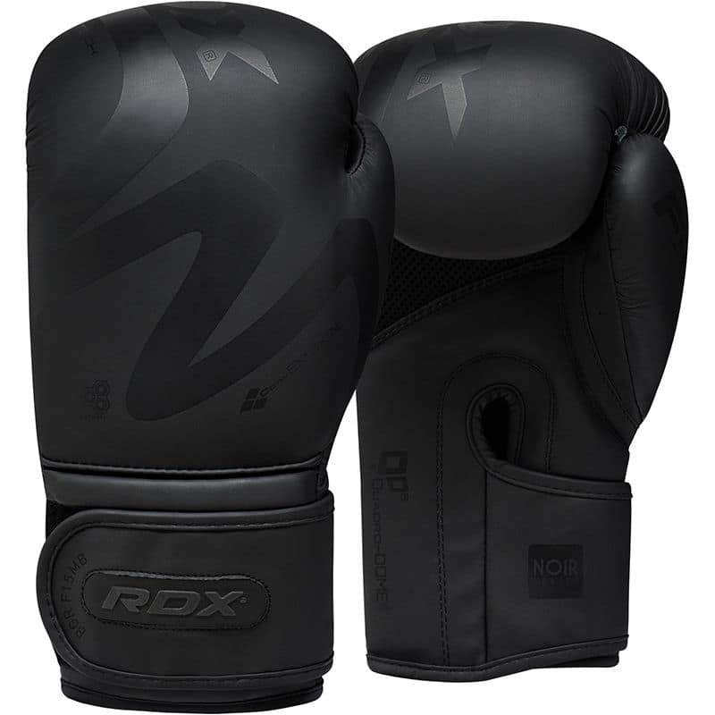 RDX F15 Noir Boxing Gloves 10oz Black - Image 1