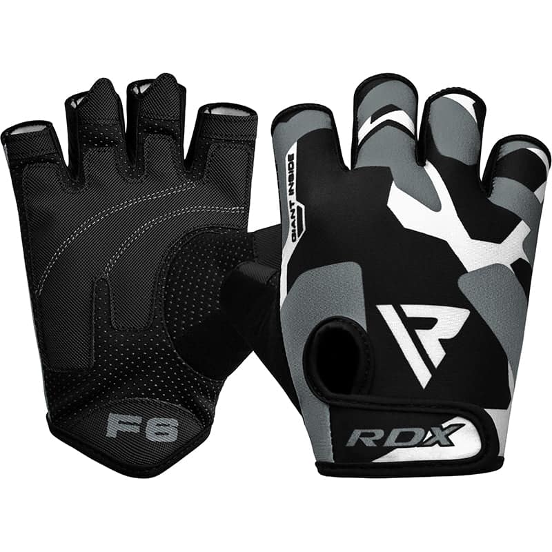 RDX F6 Fitness Gym Gloves 2XL GRAY - Image 1