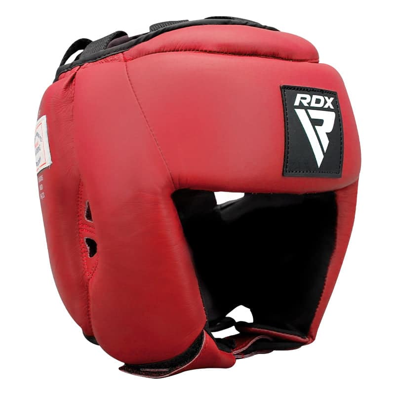 RDX OPEN FACE HEADGUARD USA BOXING APPROVED S RED RDX OPEN FACE HEADGUARD USA BOXING APPROVED M RED - Image 1