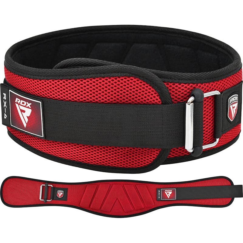 RDX RX4 Weightlifting Belt M RED - Image 1
