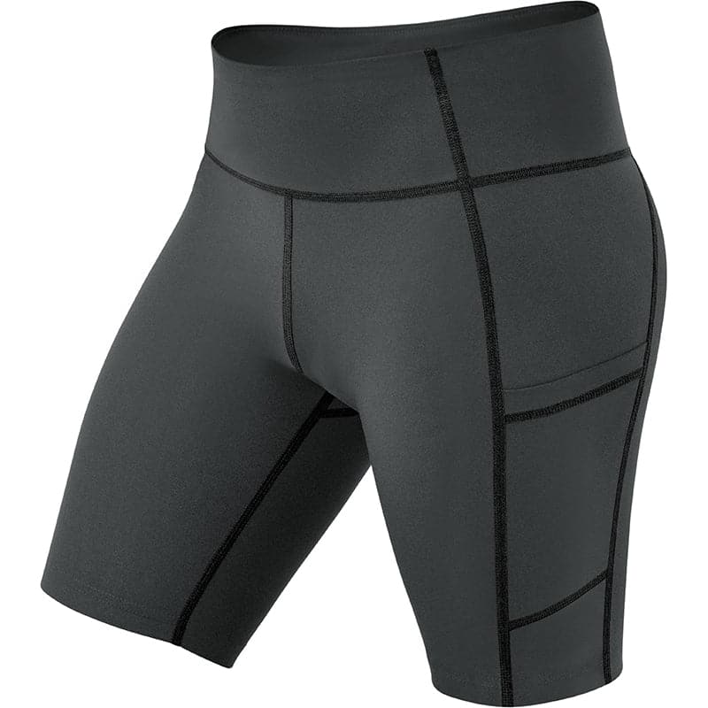RDX W1 Women Sweat Shorts L GREY - Image 1