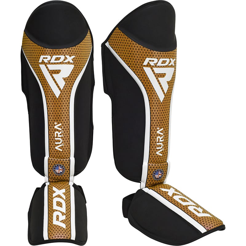 RDX SHIN INSTEP AURA PLUS T-17 S BLACK GOLDEN - Image 1