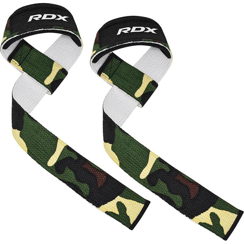 RDX W1 Weight Training Wrist Straps CAMO GREEN RDX W1 Weight Training Wrist Straps CAMO GREEN - Image 1