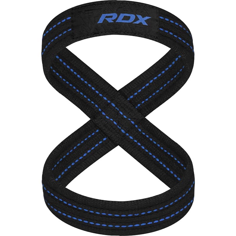 RDX Weight Lifting 8 Figure Strap M Blue - Image 1