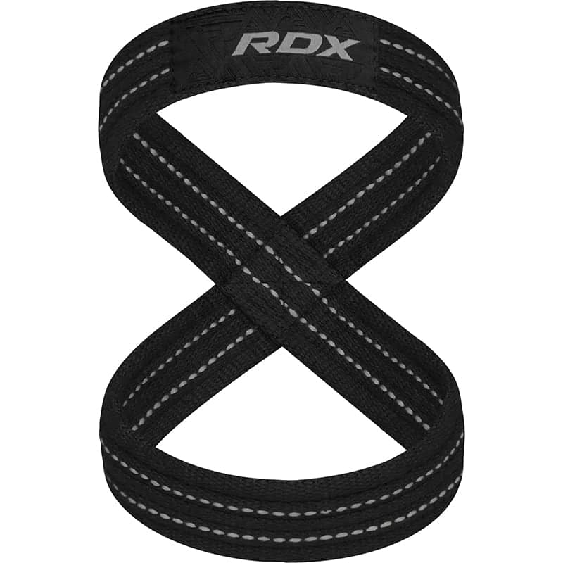 RDX Weight Lifting 8 Figure Strap L GRAY - Image 1