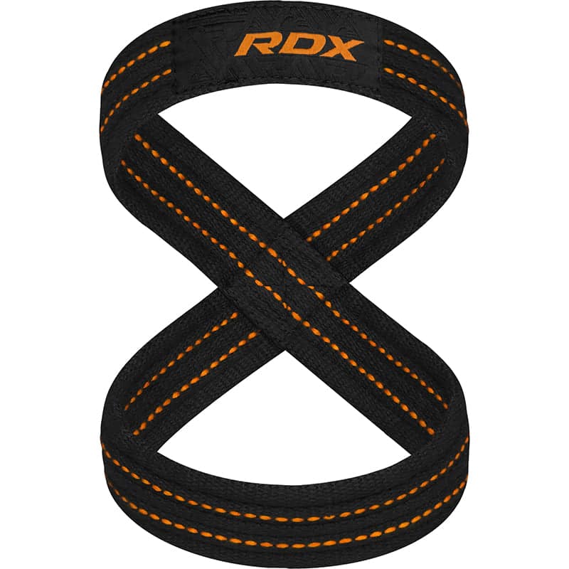 RDX Weight Lifting 8 Figure Strap L ORANGE - Image 1