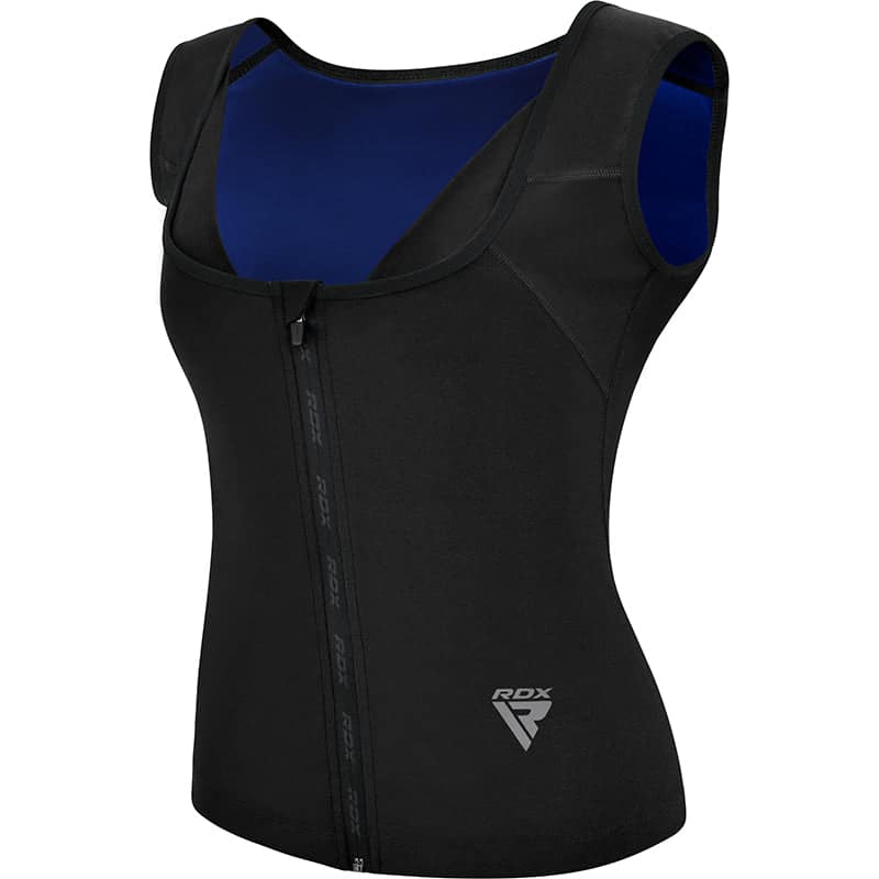 RDX W2 Women Sweat Vest with Zipper REACH OEKO TEX 100 Certified M Black - Image 1