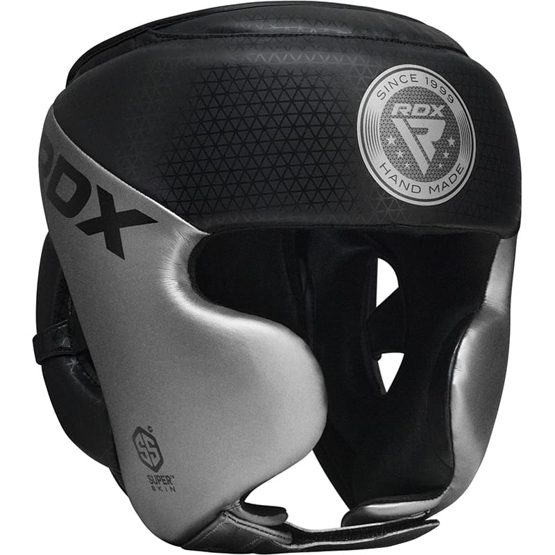 RDX L1 Mark Pro Cheek Boxing Training Head Guard M SILVER - Image 1