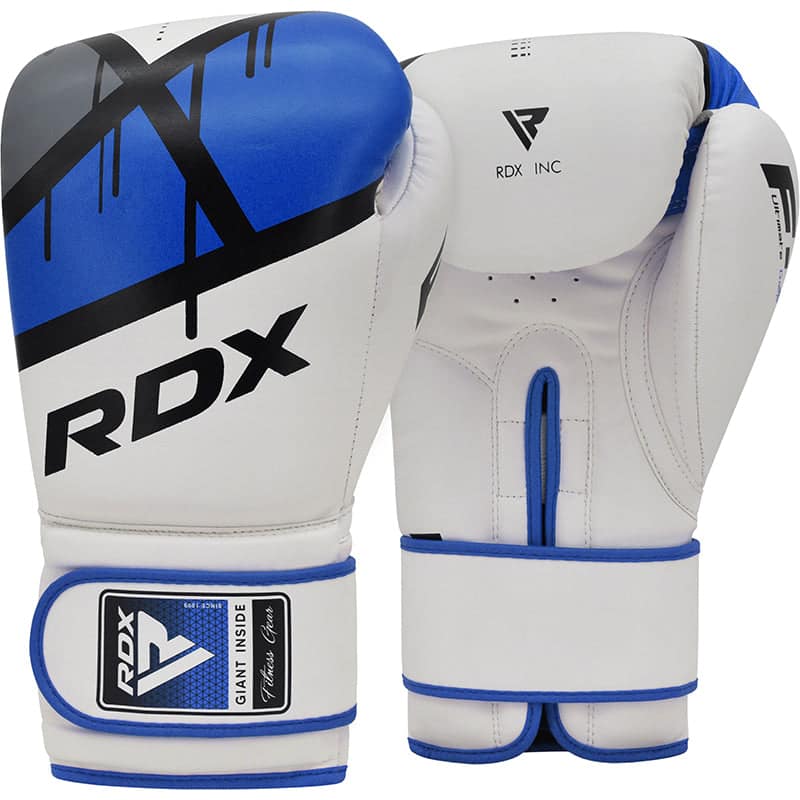 RDX F7 Ego Boxing Gloves 16OZ Blue - Image 1